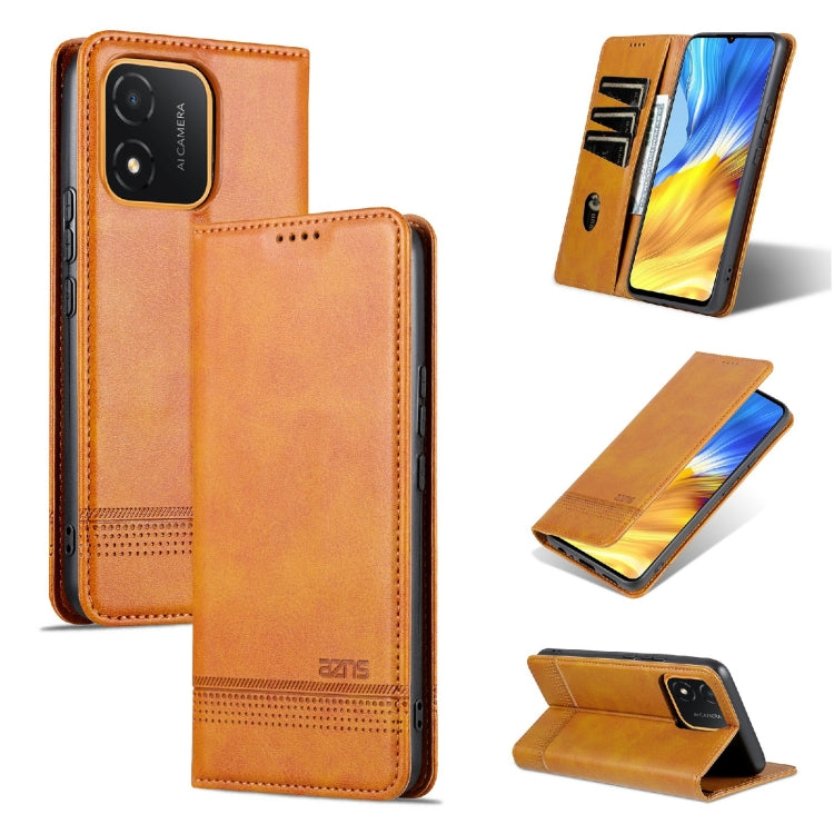 AZNS Magnetic Calf Texture Flip Leather Phone Case