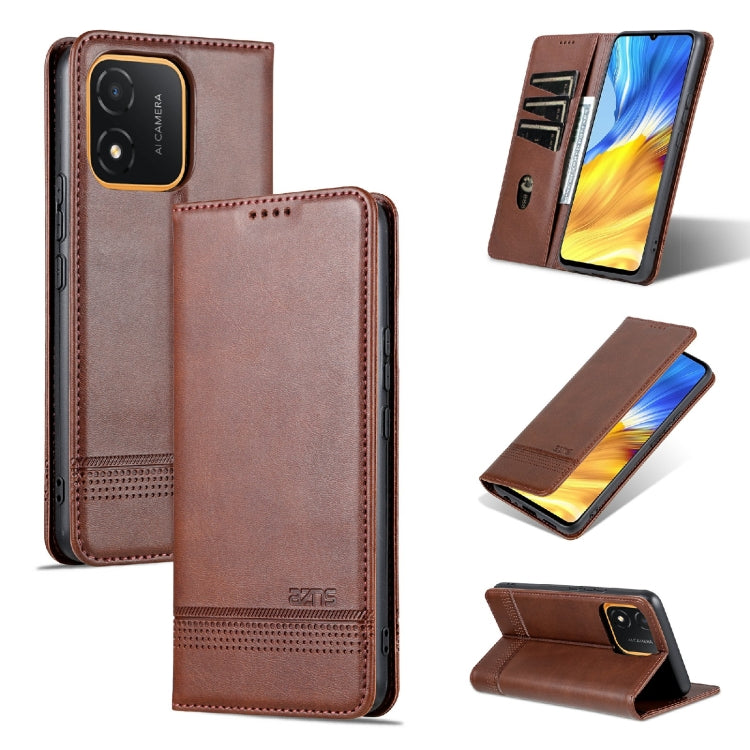 AZNS Magnetic Calf Texture Flip Leather Phone Case