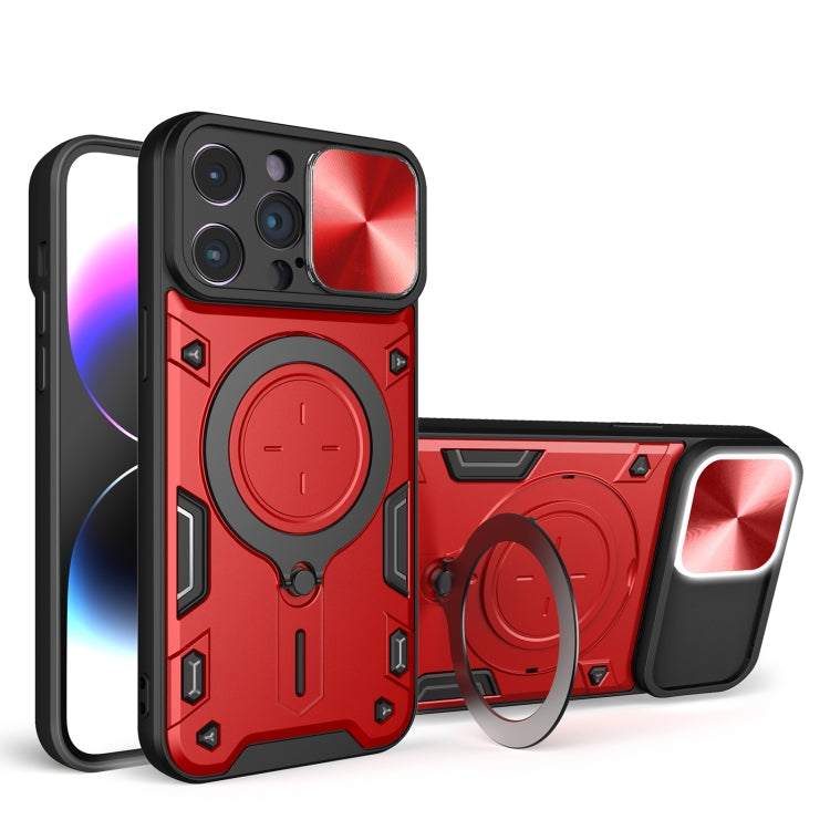 CD Texture Sliding Camshield Magnetic Holder Phone Case, Series 4