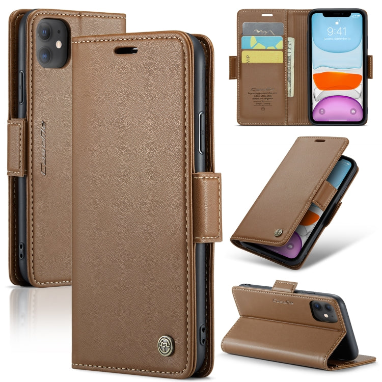 CaseMe 023 Butterfly Buckle Litchi Texture RFID Anti-theft Leather Phone Case, Series 1