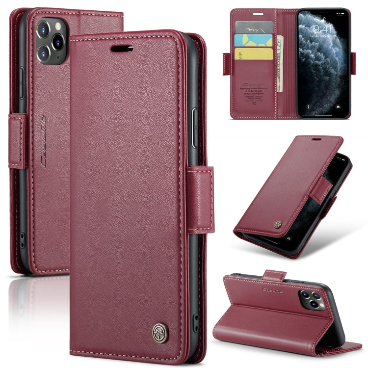 CaseMe 023 Butterfly Buckle Litchi Texture RFID Anti-theft Leather Phone Case, Series 2