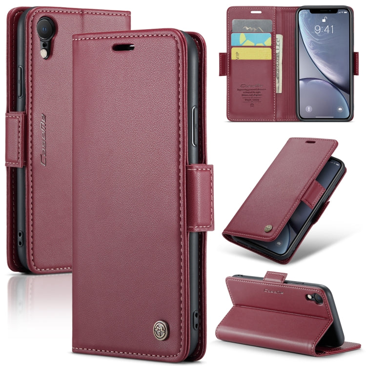 CaseMe 023 Butterfly Buckle Litchi Texture RFID Anti-theft Leather Phone Case, Series 1