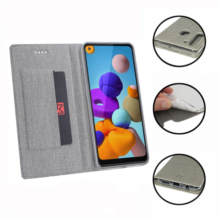 ViLi DMX-54 Shockproof TPU + PU Leather Magnetic Attraction Horizontal Flip Protective Case with Card Slots & Holder, For Samsung Galaxy A21, For Samsung Galaxy A71 5G