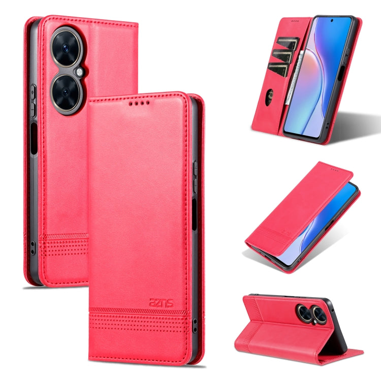 AZNS Magnetic Calf Texture Flip Leather Phone Case, Series 1