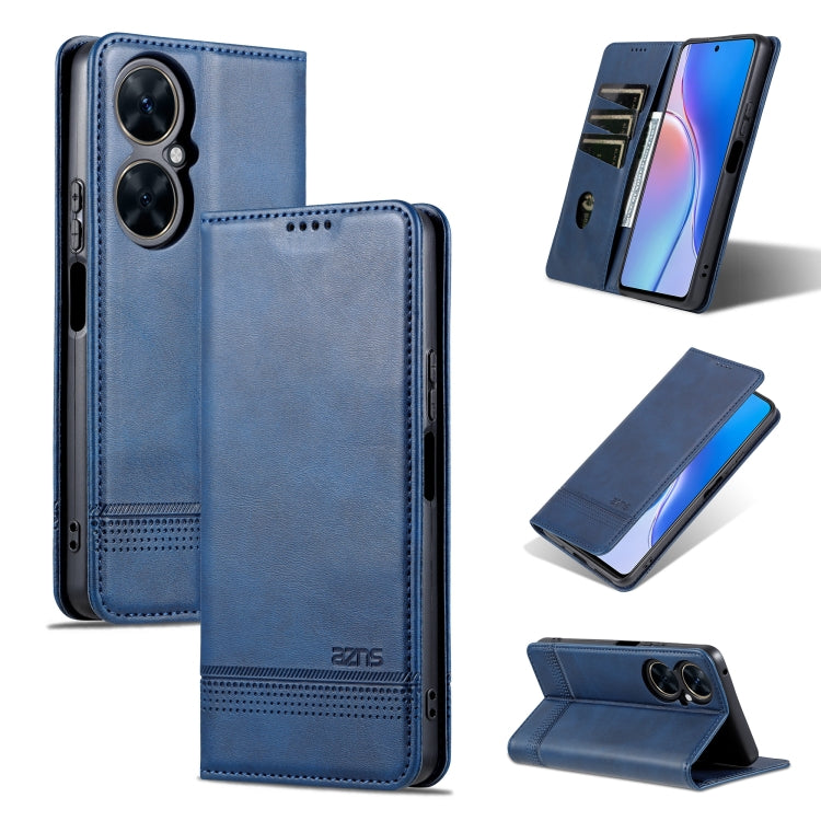 AZNS Magnetic Calf Texture Flip Leather Phone Case, Series 1