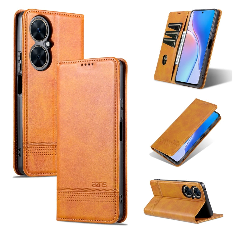 AZNS Magnetic Calf Texture Flip Leather Phone Case, Series 1