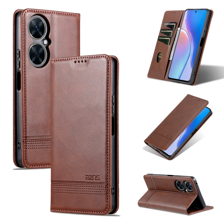 AZNS Magnetic Calf Texture Flip Leather Phone Case, Series 1