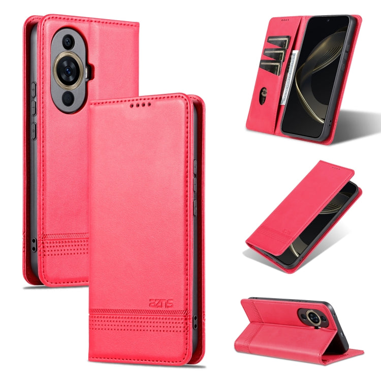 AZNS Magnetic Calf Texture Flip Leather Phone Case, Series 3