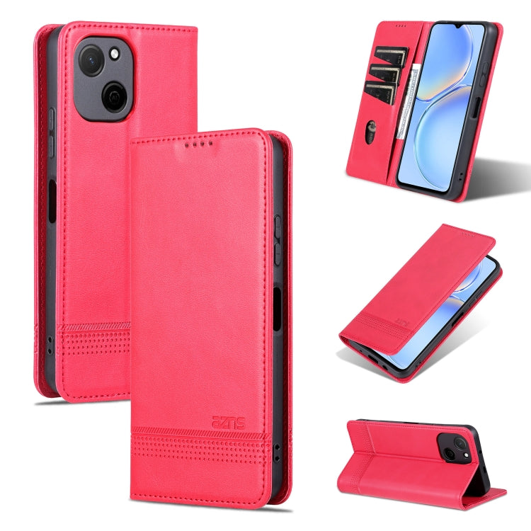 AZNS Magnetic Calf Texture Flip Leather Phone Case, Series 3