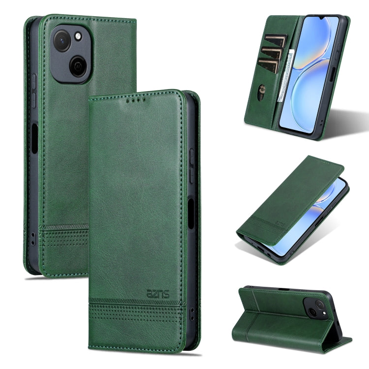 AZNS Magnetic Calf Texture Flip Leather Phone Case, Series 3