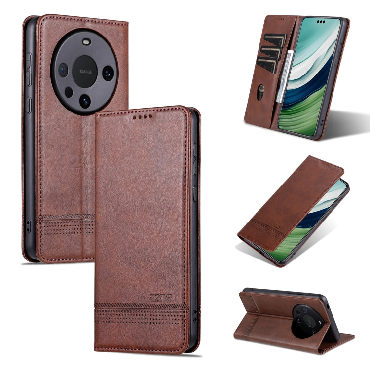 AZNS Magnetic Calf Texture Flip Leather Phone Case, Series 4