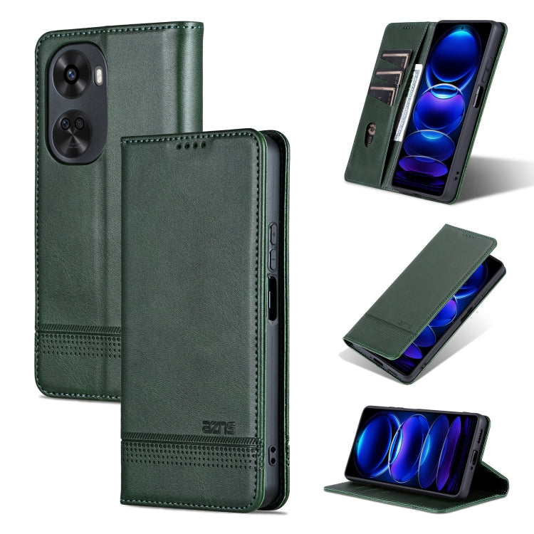 AZNS Magnetic Calf Texture Flip Leather Phone Case, Series 4