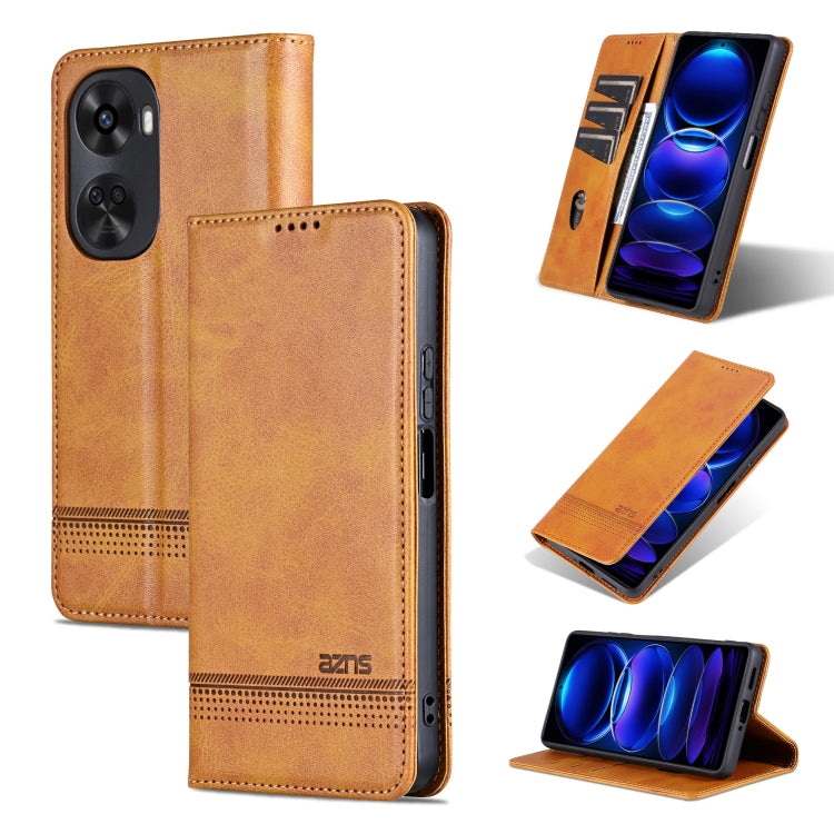 AZNS Magnetic Calf Texture Flip Leather Phone Case, Series 4