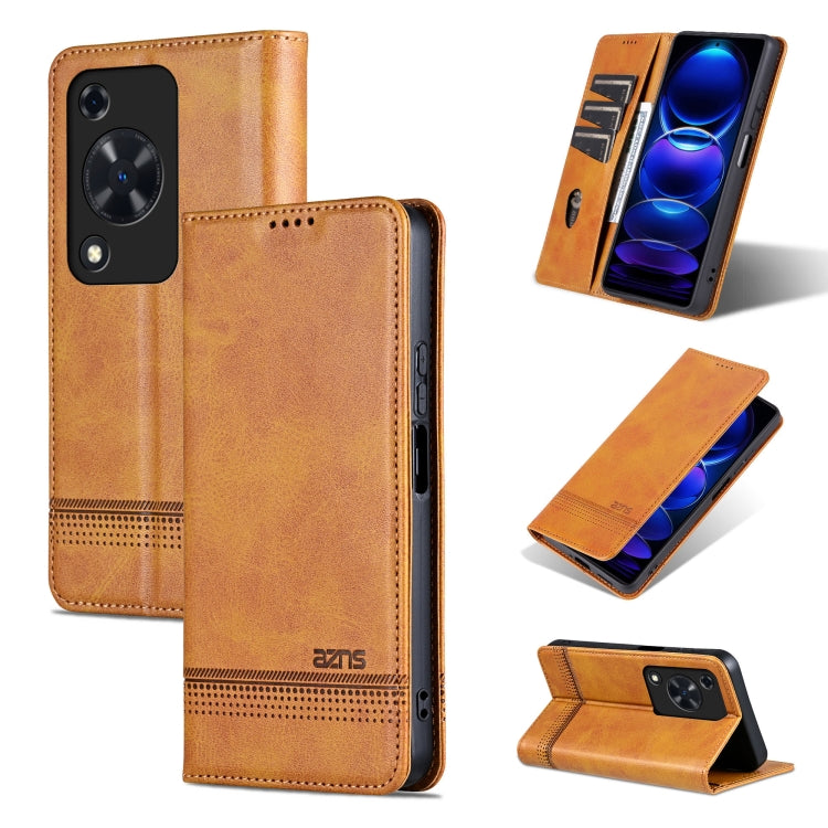 AZNS Magnetic Calf Texture Flip Leather Phone Case, For Huawei Enjoy 70, For Huawei nova 11 SE, For Huawei nova 12 Pro, For Huawei nova 12, For Huawei Maimang A20