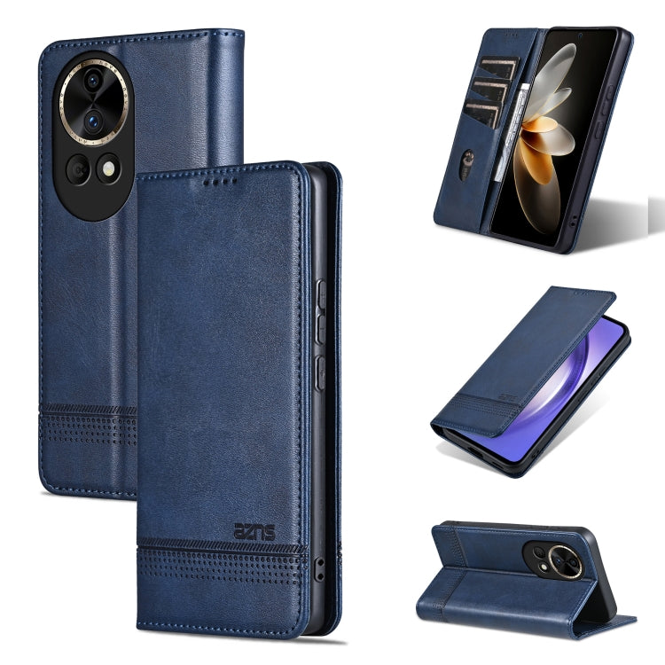 AZNS Magnetic Calf Texture Flip Leather Phone Case, Series 1