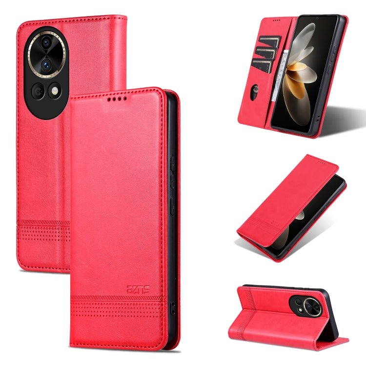 AZNS Magnetic Calf Texture Flip Leather Phone Case, For Huawei Enjoy 70, For Huawei nova 11 SE, For Huawei nova 12 Pro, For Huawei nova 12, For Huawei Maimang A20