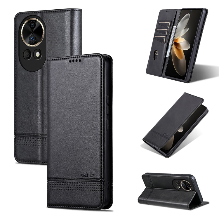 AZNS Magnetic Calf Texture Flip Leather Phone Case, For Huawei Enjoy 70, For Huawei nova 11 SE, For Huawei nova 12 Pro, For Huawei nova 12, For Huawei Maimang A20