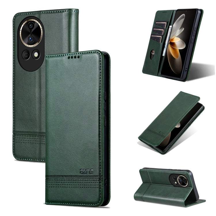 AZNS Magnetic Calf Texture Flip Leather Phone Case, For Huawei Enjoy 70, For Huawei nova 11 SE, For Huawei nova 12 Pro, For Huawei nova 12, For Huawei Maimang A20