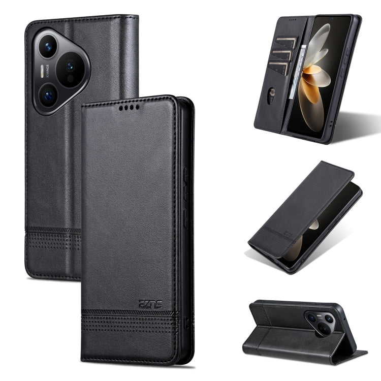 AZNS Magnetic Calf Texture Flip Leather Phone Case, Series 4