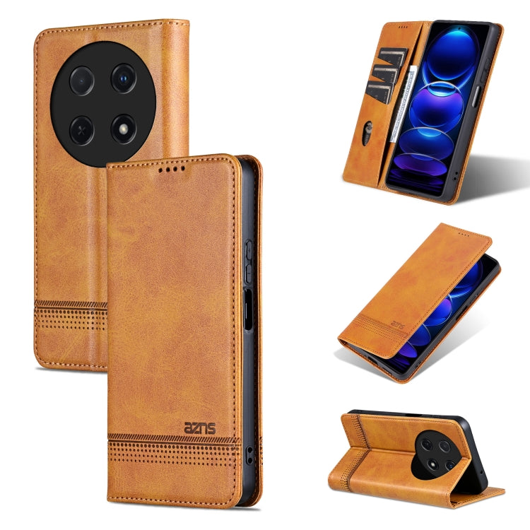 AZNS Magnetic Calf Texture Flip Leather Phone Case, Series 4