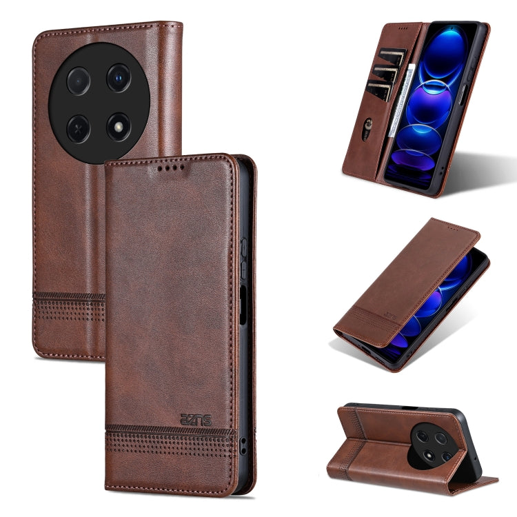 AZNS Magnetic Calf Texture Flip Leather Phone Case, Series 4