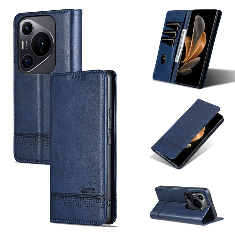 AZNS Magnetic Calf Texture Flip Leather Phone Case, Series 1