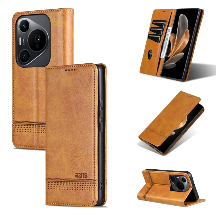 AZNS Magnetic Calf Texture Flip Leather Phone Case, Series 1