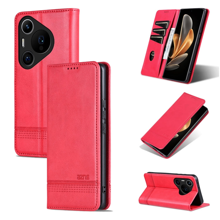 AZNS Magnetic Calf Texture Flip Leather Phone Case, Series 1