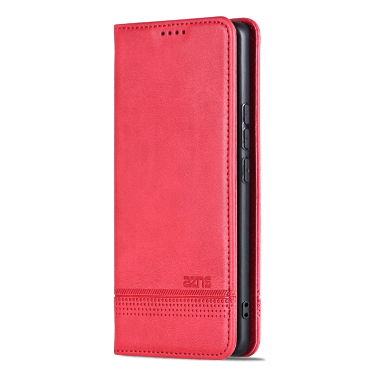 AZNS Magnetic Calf Texture Flip Leather Phone Case, For Huawei Pura 70 Pro / 70 Pro+ Fine Hole, For Huawei Pura 70 Ultra, For Huawei Enjoy 70 Pro/nova 12i, For Huawei Pura 70, For Huawei Pura 70 Fine Hole