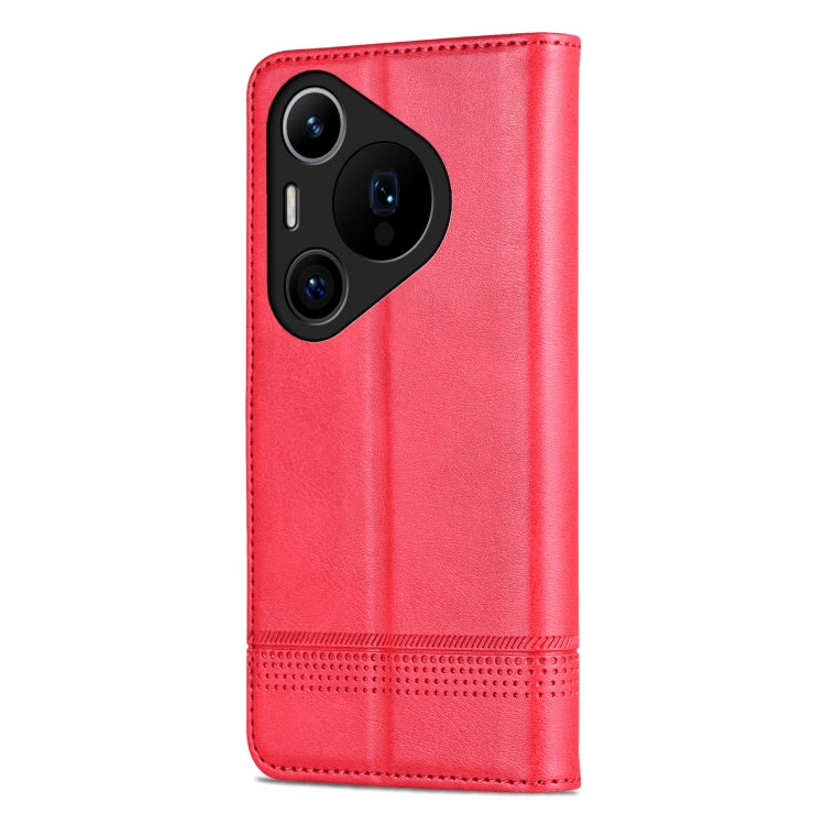 AZNS Magnetic Calf Texture Flip Leather Phone Case, For Huawei Pura 70 Pro / 70 Pro+ Fine Hole, For Huawei Pura 70 Ultra, For Huawei Enjoy 70 Pro/nova 12i, For Huawei Pura 70, For Huawei Pura 70 Fine Hole