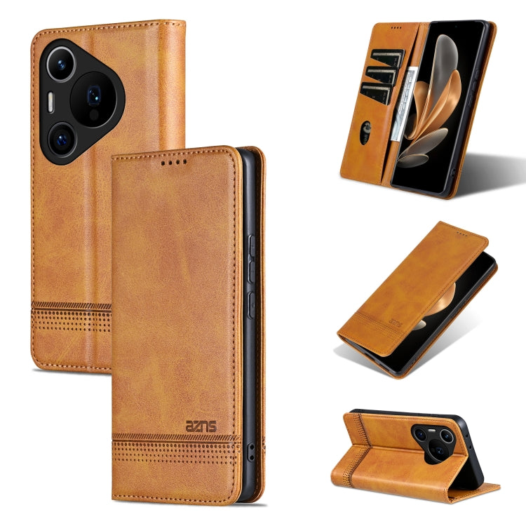 AZNS Magnetic Calf Texture Flip Leather Phone Case, Series 1