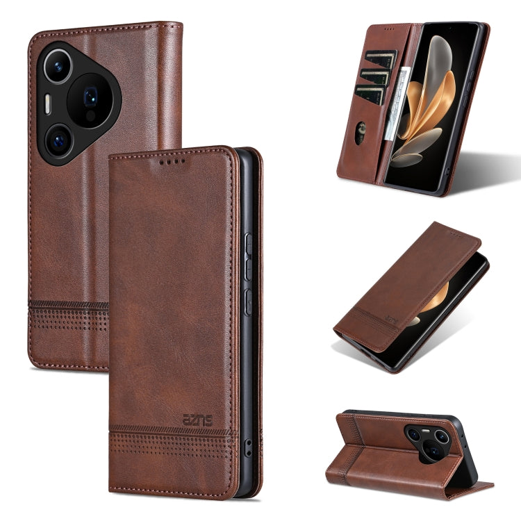 AZNS Magnetic Calf Texture Flip Leather Phone Case, Series 1