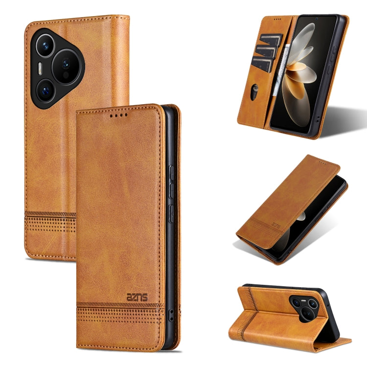 AZNS Magnetic Calf Texture Flip Leather Phone Case, Series 2