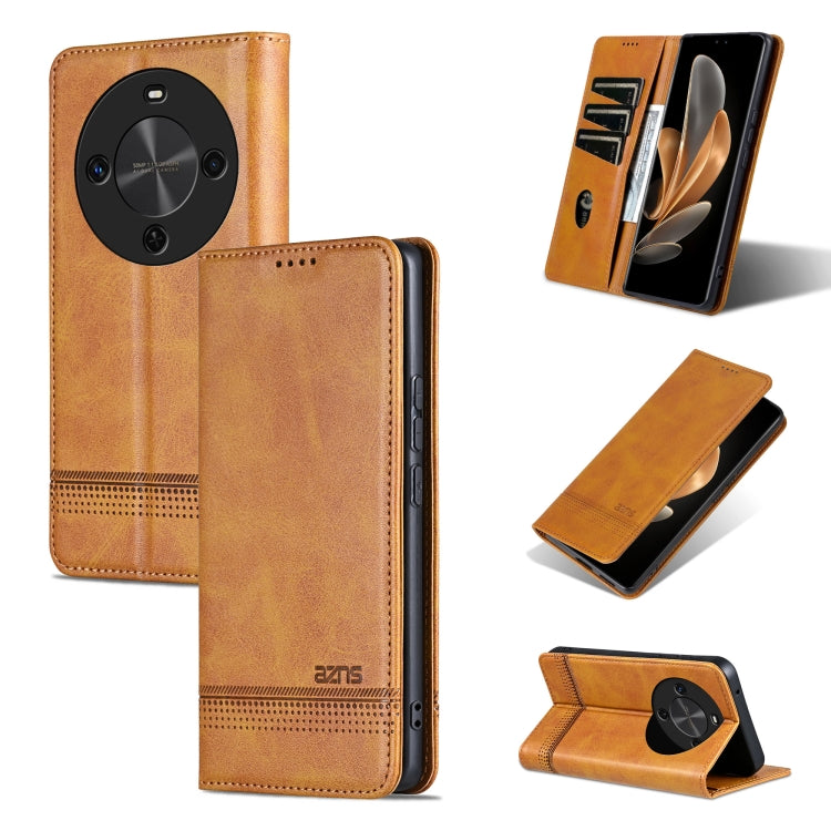 AZNS Magnetic Calf Texture Flip Leather Phone Case, Series 4