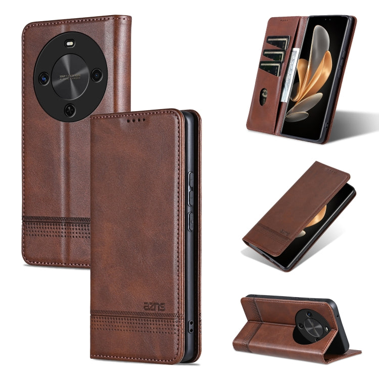 AZNS Magnetic Calf Texture Flip Leather Phone Case, Series 4