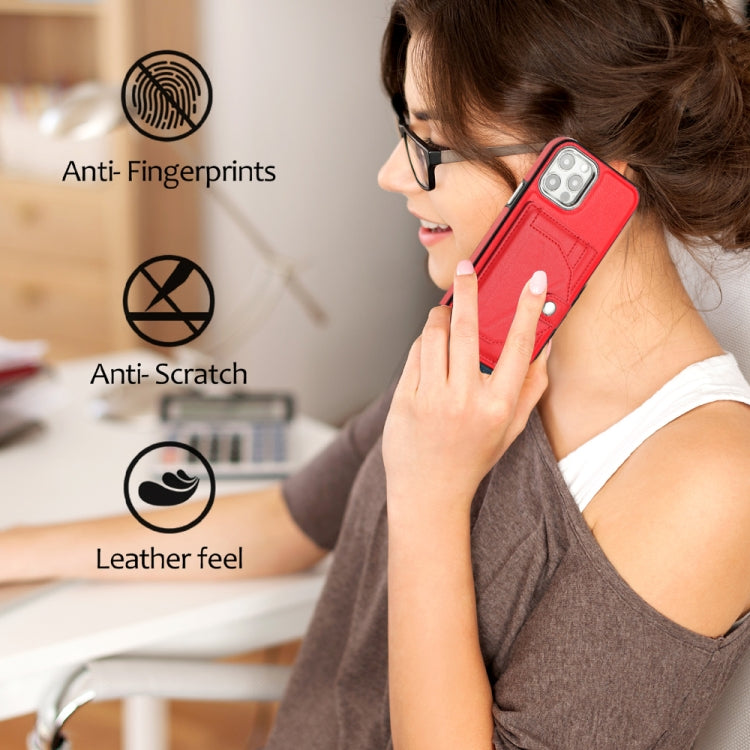 Shockproof Leather Phone Case with Card Holder, Series 3