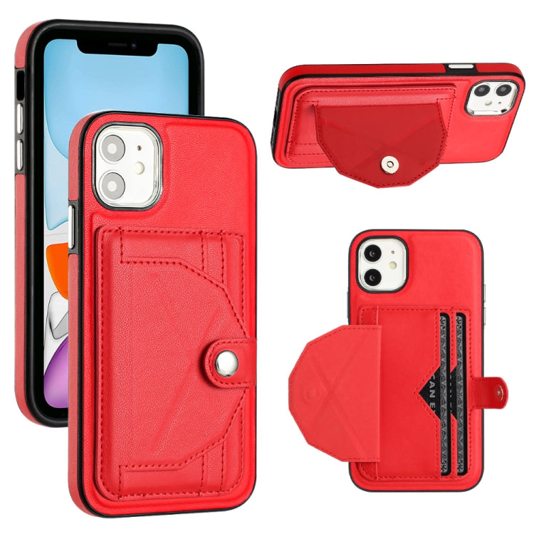 Shockproof Leather Phone Case with Card Holder, Series 1