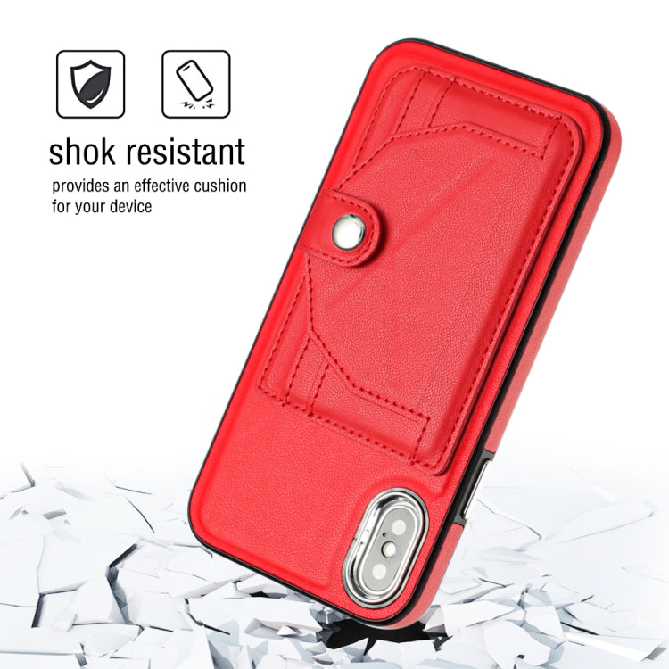 Shockproof Leather Phone Case with Card Holder, Series 4