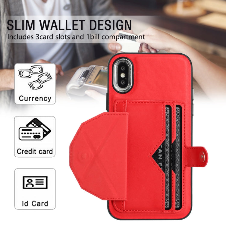 Shockproof Leather Phone Case with Card Holder, Series 4