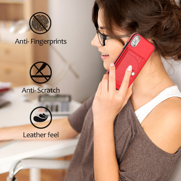 Shockproof Leather Phone Case with Card Holder, Series 4