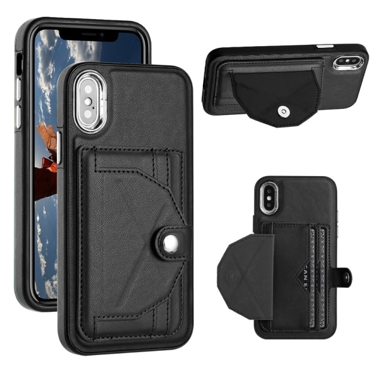 Shockproof Leather Phone Case with Card Holder, Series 4