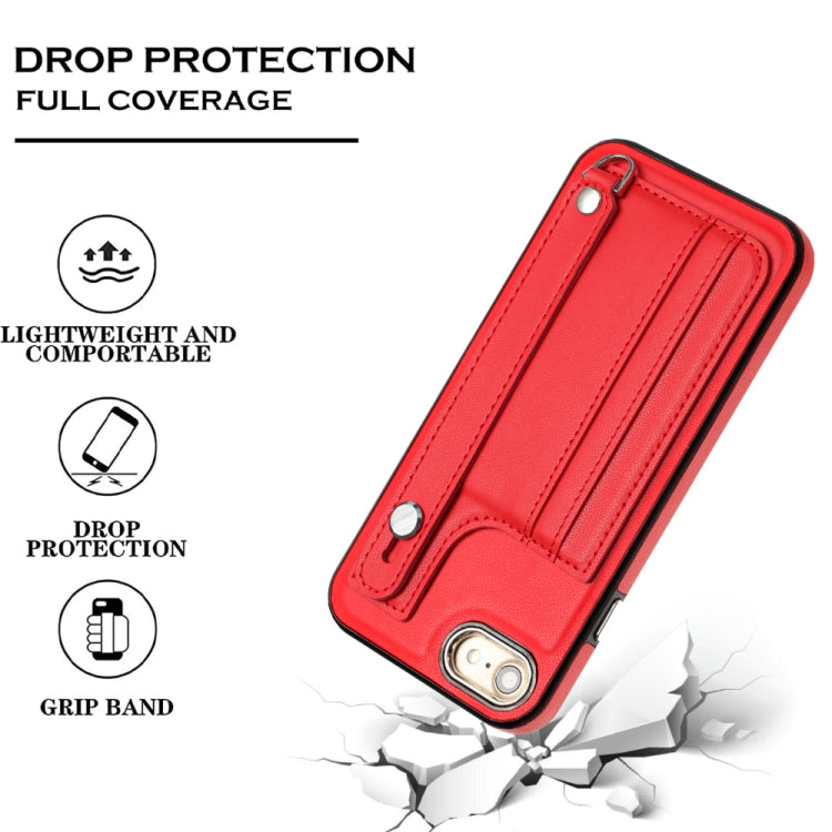 Shockproof Leather Phone Case with Wrist Strap, Series 2