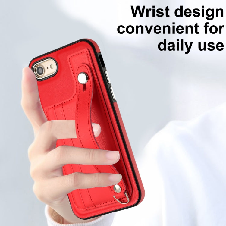 Shockproof Leather Phone Case with Wrist Strap, Series 2