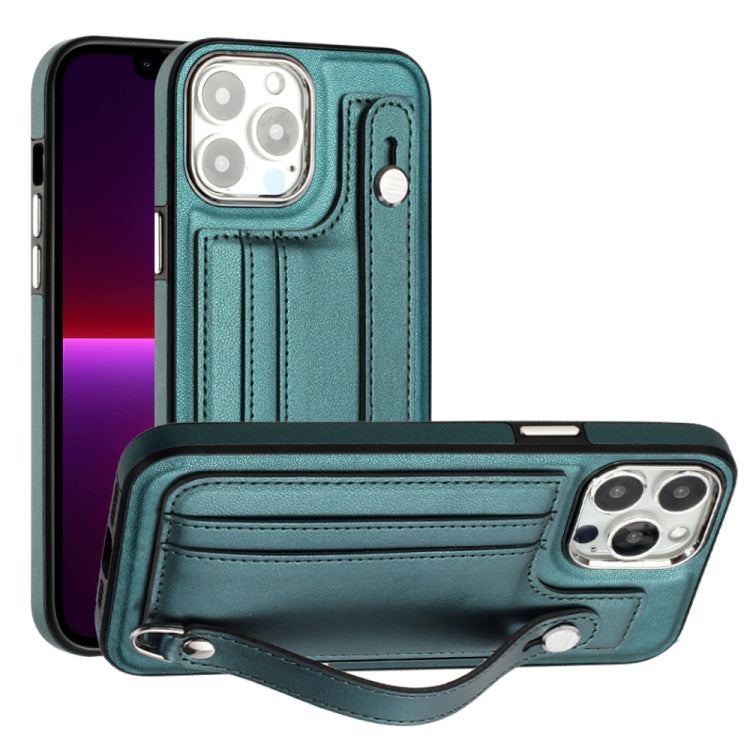 Shockproof Leather Phone Case with Wrist Strap, Series 2