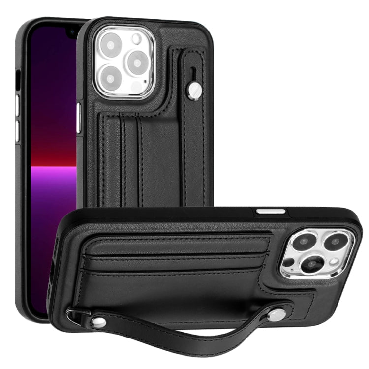 Shockproof Leather Phone Case with Wrist Strap, Series 2