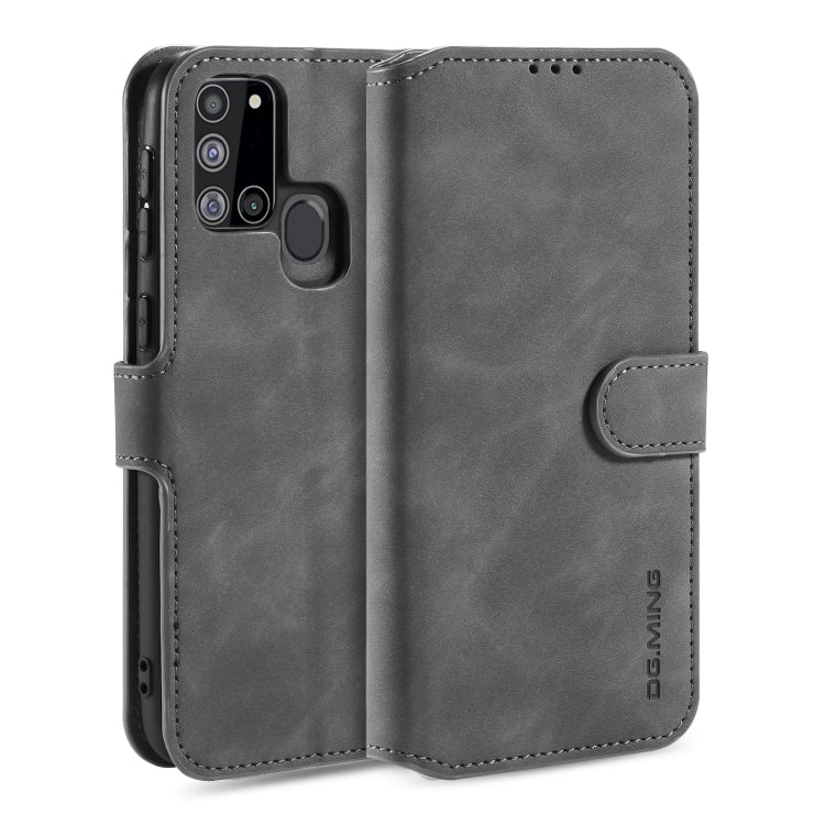 DG.MING Retro Oil Side Horizontal Flip Case with Holder & Card Slots & Wallet, For OnePlus 8 Pro, For Samsung Galaxy A21s, For Samsung Galaxy A31, For Samsung Galaxy A41 (EU Version), For Samsung Galaxy A51 5G, For Huawei Y8p, For Xiaomi Poco F2 Pro