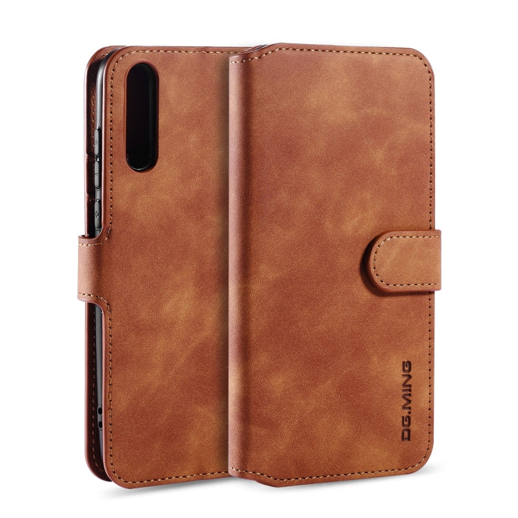 DG.MING Retro Oil Side Horizontal Flip Case with Holder & Card Slots & Wallet, For OnePlus 8 Pro, For Samsung Galaxy A21s, For Samsung Galaxy A31, For Samsung Galaxy A41 (EU Version), For Samsung Galaxy A51 5G, For Huawei Y8p, For Xiaomi Poco F2 Pro