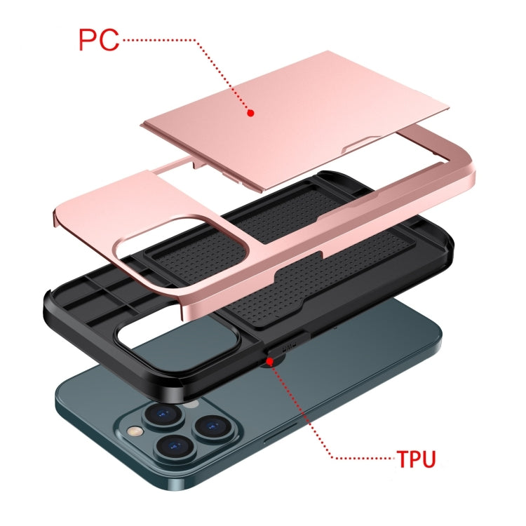 Shockproof Armor Phone Case with Slide Card Slot, Series 1