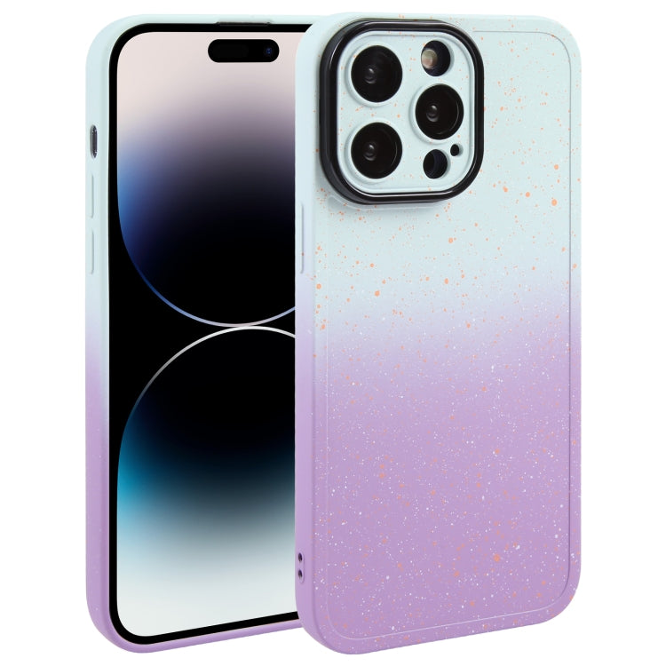 Gradient Starry Silicone Phone Case with Lens Film, Series 3