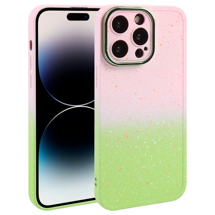 Gradient Starry Silicone Phone Case with Lens Film, Series 3